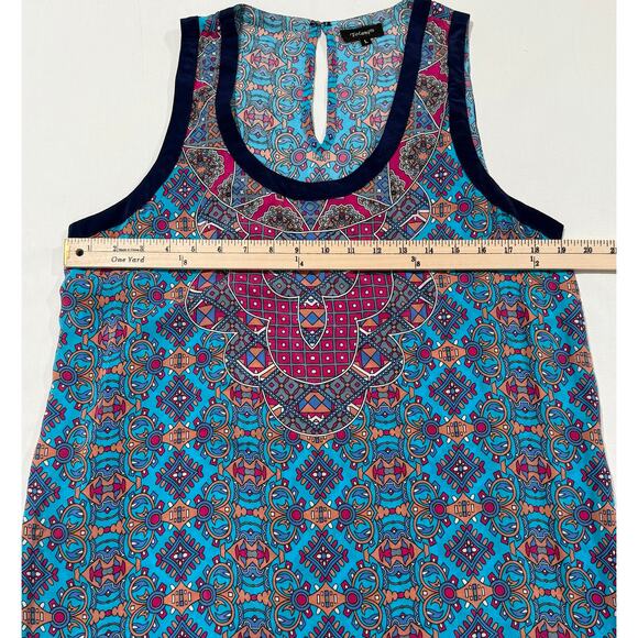 Tolani Women's Dress 100% Silk Printed Size Large (094) - Picture 10 of 11